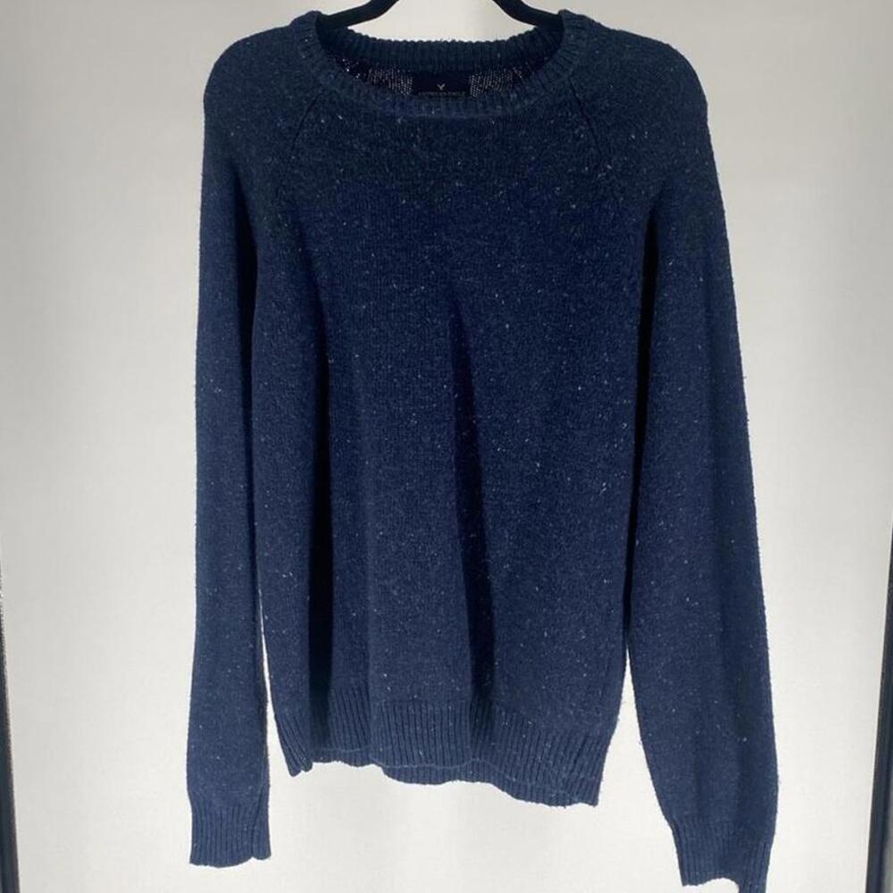 Cozy Navy Blue Sweater - Warm Chunky Knit
